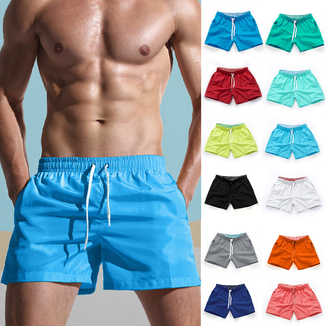 Nowe szorty mężczyźni lato 2022, Plus size, cienkie, szybkoschnące, krótkie spodnie plażowe, sportowe, Homme - Wianko - 2