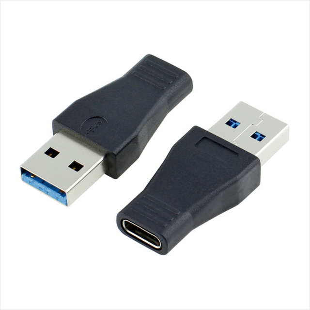 Konwerter danych USB 3.0 męski na USB 3.1 typ C żeński - laptopowy adapter OTG USB-C, KQS8 - Wianko - 2
