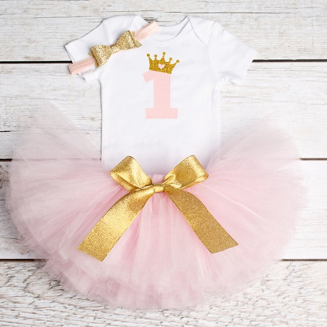 Letnia sukienka tiulowa dla niemowlęcia - 1. roczek - księżniczka-vestidos sukienki dziewczyny newborn chrzest ubranko - Wianko - 32