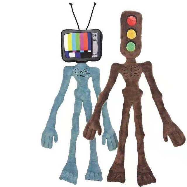 Zabawka pluszowa SirenHead 55CM - zestaw 3 sztuki, horror, rysunek animowany, idealne prezenty dla dzieci urodzinowe i świąteczne - Wianko - 3