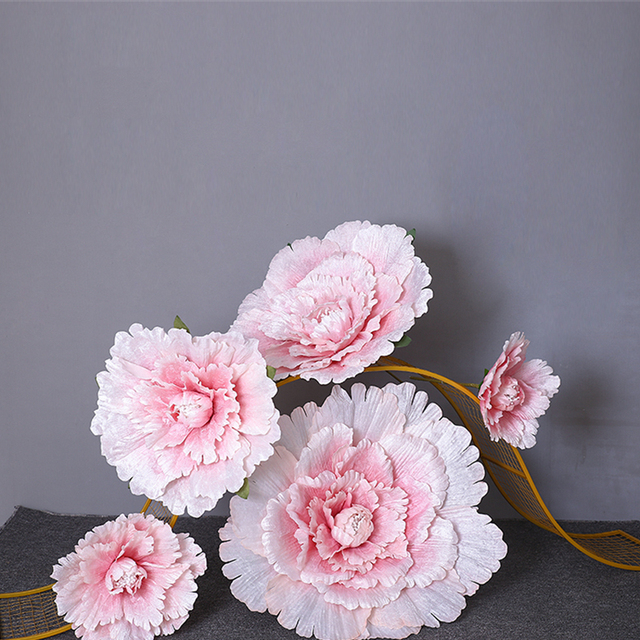 80 cm gigantyczna sztuczna róża z kwiatkiem macierzystym - kwiaty piankowe do dekoracji ślubnej, hotelowej, centrów handlowych - Wianko - 30