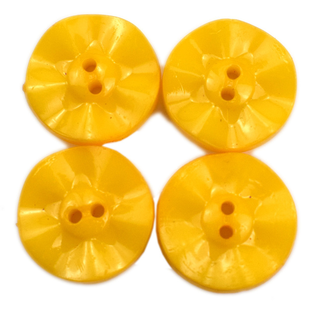 100 sztuk kształt kwiatu płaskie przyciski z żywicy - mieszane kolory, 15MM, 2 dziury - Wianko - 4
