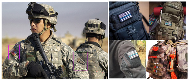Wojskowe 3D łatki haftowane - taktyczne slogany, odznaki, naklejki na kapelusze, plecaki i ubrania - Wianko - 1