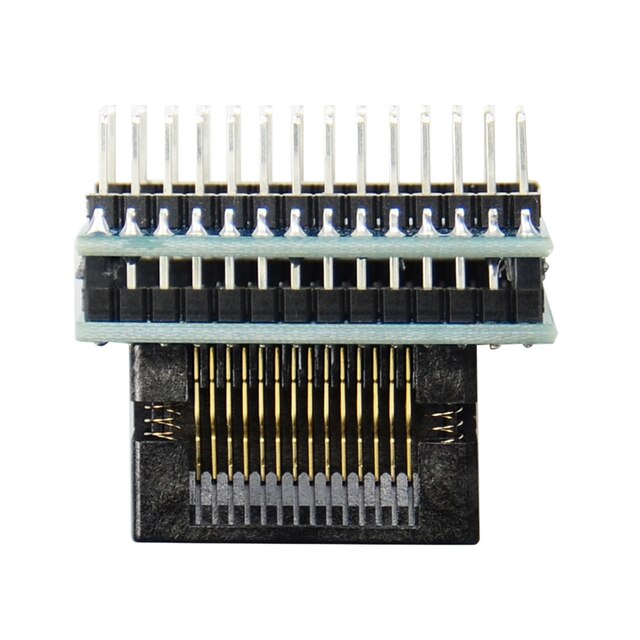 Adapter programatora SOIC28 SOP28 DIP28 to gniazdo 100% oryginalne o szerokości korpusu 7.5MM. Przygotowany do testowania IC układów o szerokości 300MIL - Wianko - 3