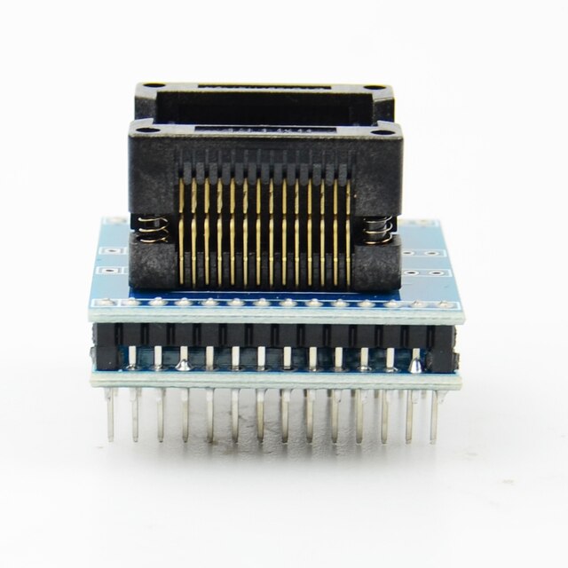 Adapter programatora SOIC28 SOP28 DIP28 to gniazdo 100% oryginalne o szerokości korpusu 7.5MM. Przygotowany do testowania IC układów o szerokości 300MIL - Wianko - 4