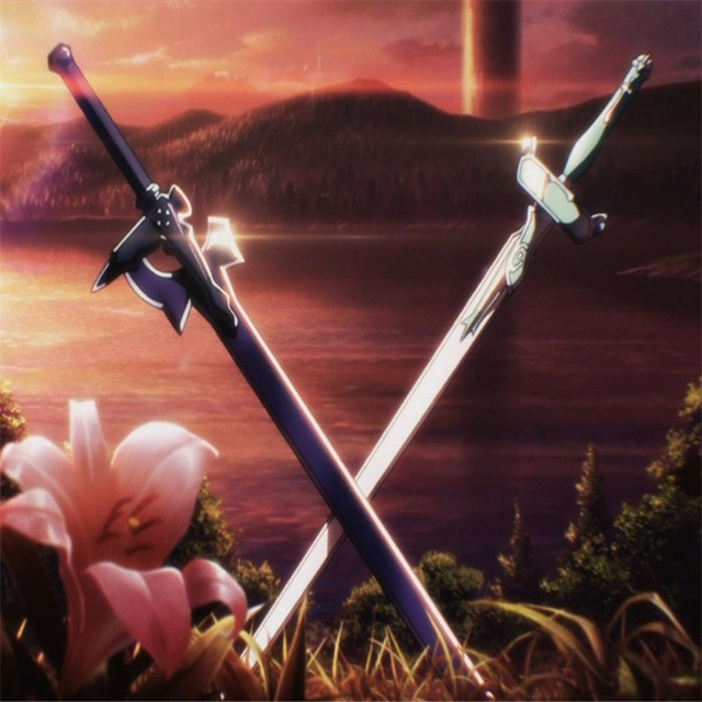 80cm Figurka miecza Asuna SAO 1:1 z Sword Art Online Kirigaya Kazuto Elucidator/Dark Repulser - zabawka z pianki PU dla dzieci - Wianko - 26