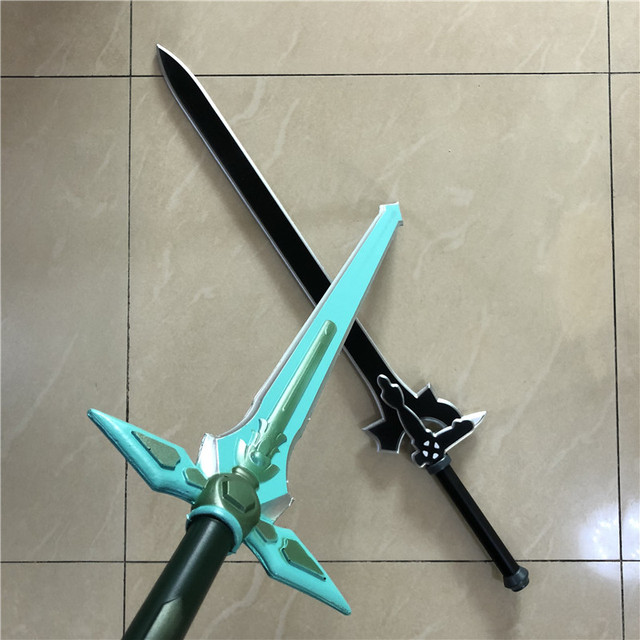 80cm Figurka miecza Asuna SAO 1:1 z Sword Art Online Kirigaya Kazuto Elucidator/Dark Repulser - zabawka z pianki PU dla dzieci - Wianko - 4