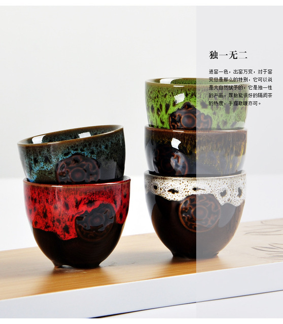 Kubek ceramiczny do herbaty Kung Fu z motywem karpi - Wianko - 10