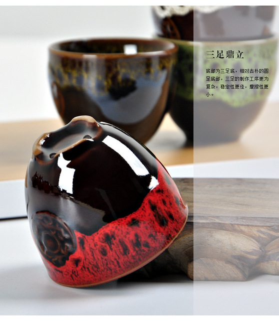 Kubek ceramiczny do herbaty Kung Fu z motywem karpi - Wianko - 12