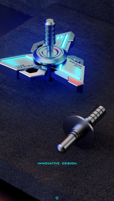 Ręczny Luminous Fidget Spinner Gyro - nowa technologia stopu metalu, mechaniczny zabawka typu Fidget dla dorosłych i dzieci, łagodzenie stresu - Wianko - 5