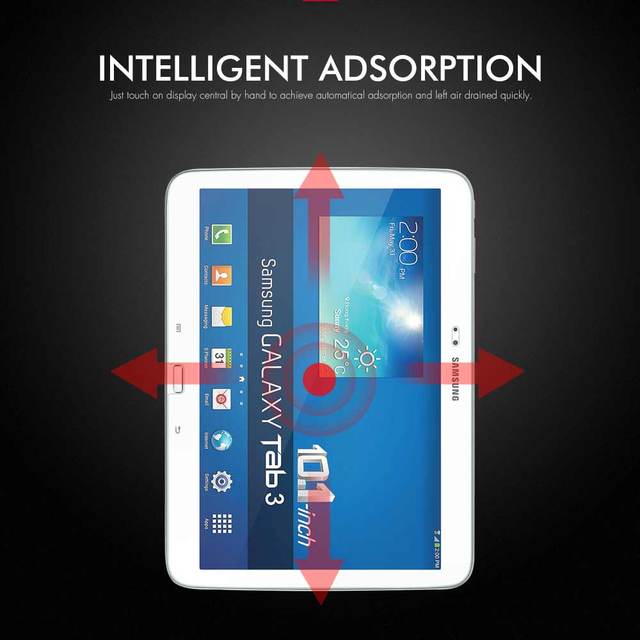 Szkło hartowane 2.5D 9H do tabletu Samsung Galaxy P5200 P5210 folia ochronna ekranu 10.1 cala SM-P5200 Tab 3 - Wianko - 8