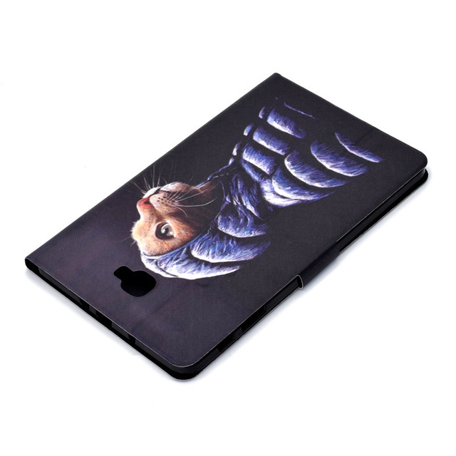 Etui na tablet Samsung Tab A 6 10.1 2016 SM-T580 w skórzanej obudowie z funkcją stojaka, kompatybilne z Samsung Galaxy Tab A A6 10.1, model T585 T580 - Wianko - 35