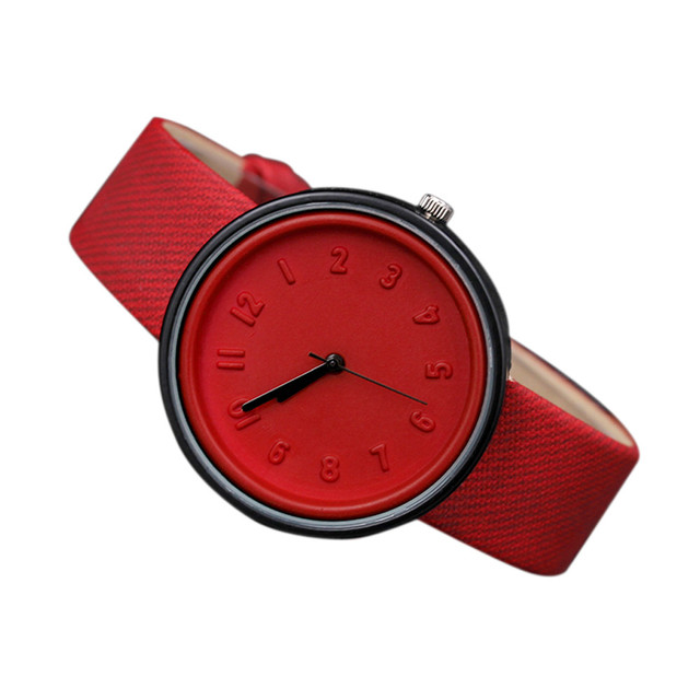 Zegarek damski Montre Femme z prostym cyfrowym wyświetlaczem i paskiem z płótna - Wianko - 5