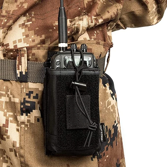 Torba wojskowa z uchwytem na walkie talkie i MOLLE wykonana z nylonu 1000D - Wianko - 16