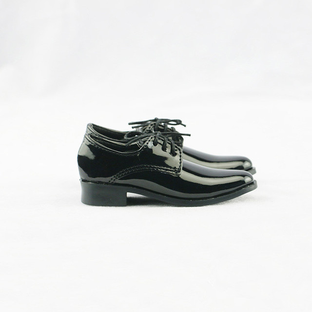 Buty dla lalki BJD 1/3 wujek Ghost2 SSDF, rozmiar modne, lustrzane wzory wężowe, czarne, casual - Wianko - 2