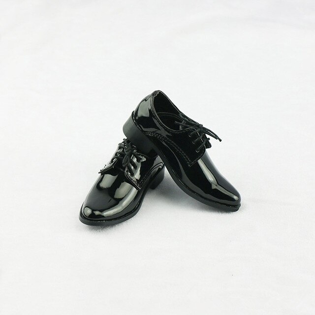 Buty dla lalki BJD 1/3 wujek Ghost2 SSDF, rozmiar modne, lustrzane wzory wężowe, czarne, casual - Wianko - 1