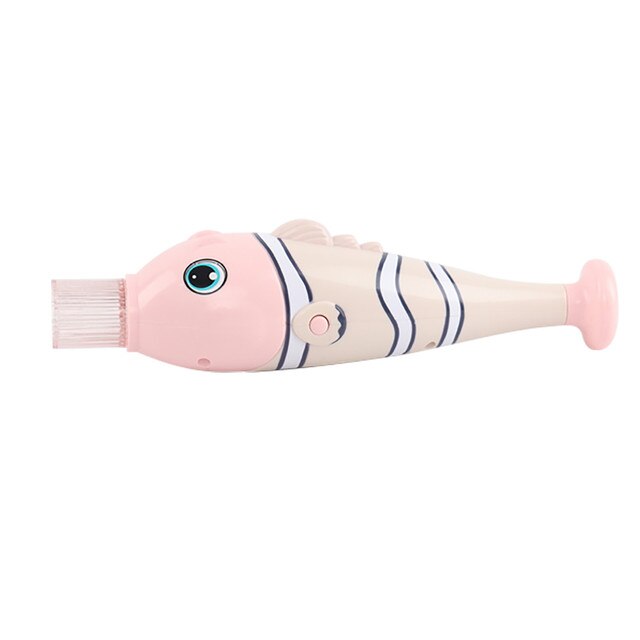 Automatyczna dmuchawa do baniek mydlanych - letnia zabawka dla dzieci z elastycznym dymem i kosmicznym motywem ryby (70ML) - Wianko - 3