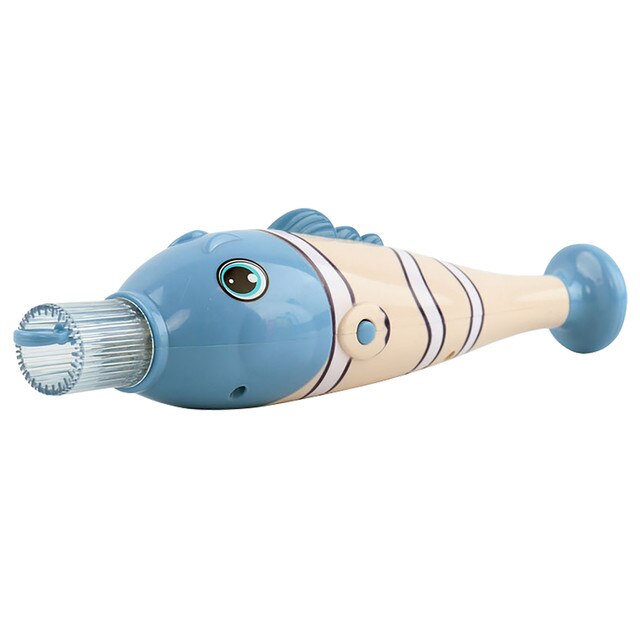 Automatyczna dmuchawa do baniek mydlanych - letnia zabawka dla dzieci z elastycznym dymem i kosmicznym motywem ryby (70ML) - Wianko - 11