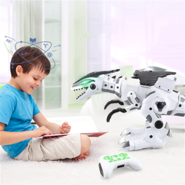 Robot dinozaur elektryczny Dragon Battle - 66 cm, pilot, chodzący model, zabawka dla dzieci, prezenty urodzinowe - Wianko - 5