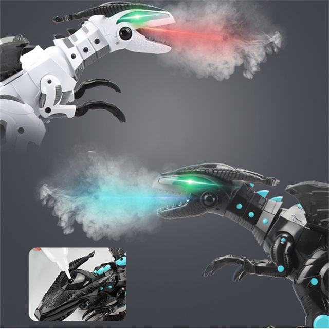 Robot dinozaur elektryczny Dragon Battle - 66 cm, pilot, chodzący model, zabawka dla dzieci, prezenty urodzinowe - Wianko - 2