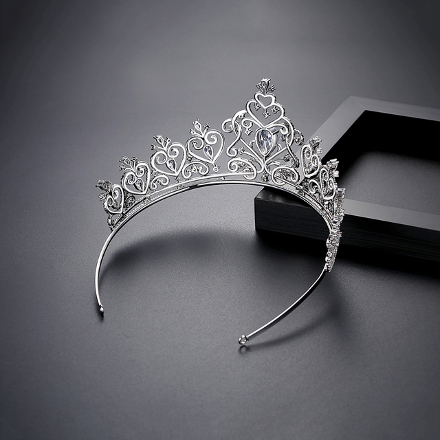 LUOTEEMI Luksusowa ślubna tiara kryształowa - korona księżniczka, królowa, korowód, biżuteryjna opaska na głowę - Wianko - 40