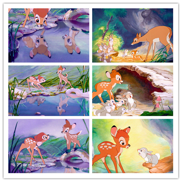 Mozaika domowa dla dzieci Fawn Bambi - diamentowe malowanie 5D DIY, w pełni okrągłe - Wianko - 12