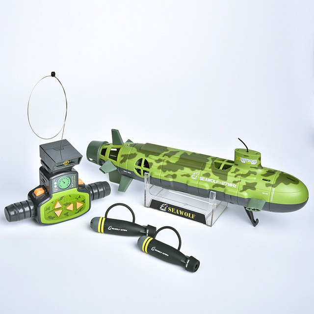 Duża łódź podwodna pilotowana zdalnie Seawolf, aktualizacja RC, 6-kanałowa, 35cm, energia jądrowa, zabawka dla dzieci - Wianko - 5
