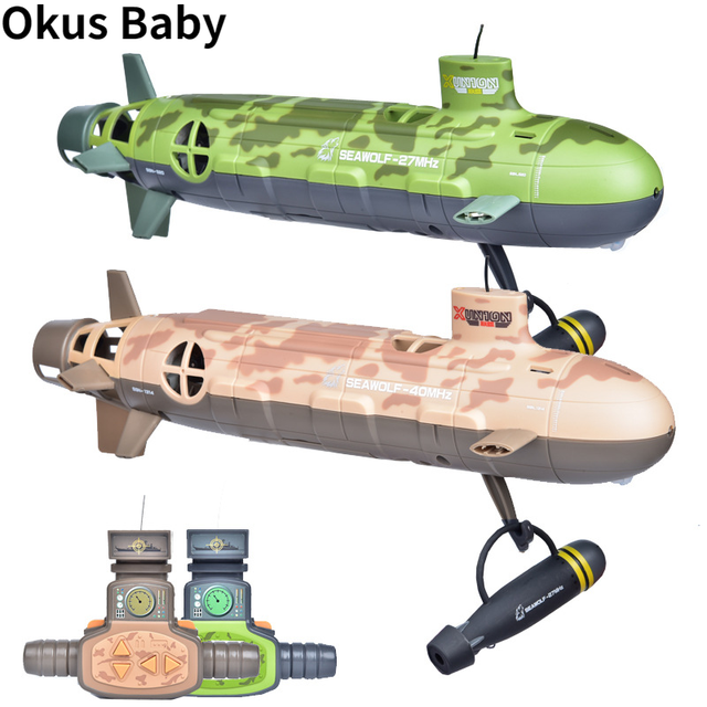 Duża łódź podwodna pilotowana zdalnie Seawolf, aktualizacja RC, 6-kanałowa, 35cm, energia jądrowa, zabawka dla dzieci - Wianko - 2