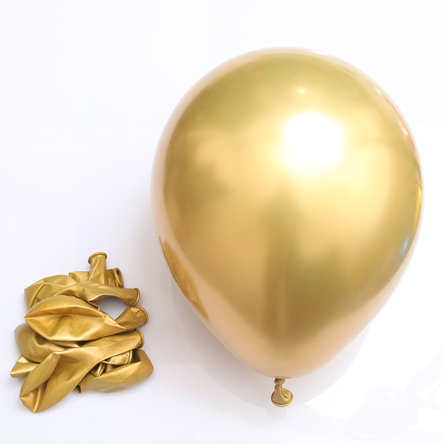 Perłowe balony lateksowe o średnicy 10/12 cali - 10/20/30 sztuk - idealne na ślub, urodziny i dekorację - dla dzieci, chłopców, dziewczynek i dorosłych - chromowane, błyszczące metalowe balony - Wianko - 1