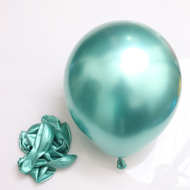 Perłowe balony lateksowe o średnicy 10/12 cali - 10/20/30 sztuk - idealne na ślub, urodziny i dekorację - dla dzieci, chłopców, dziewczynek i dorosłych - chromowane, błyszczące metalowe balony - Wianko - 5