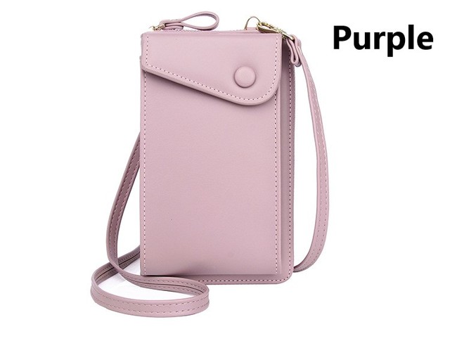 Damska torba Mini Crossbody Lady z portfelem i uchwytem na karty - skórzana PU torba na ramię dla kobiet z telefonem - Wianko - 5