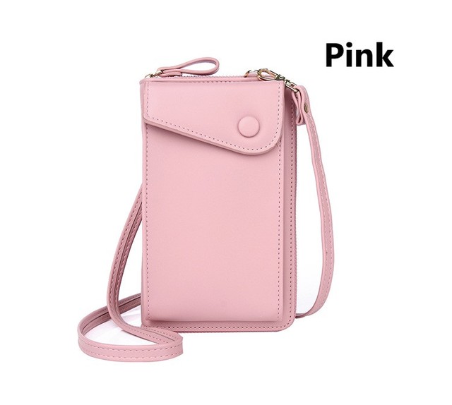Damska torba Mini Crossbody Lady z portfelem i uchwytem na karty - skórzana PU torba na ramię dla kobiet z telefonem - Wianko - 3