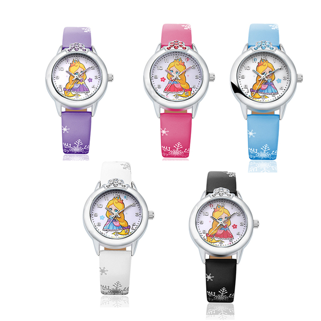 Zegarek dziecięcy Panda - bajkowy design, pasek z PU, kwarcowy ruch - Wianko - 15