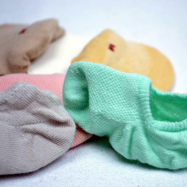 Delikatne, przewiewne bawełniane skarpetki dla dzieci 0-3 lat z łatką w formie kokardki - Wianko - 18