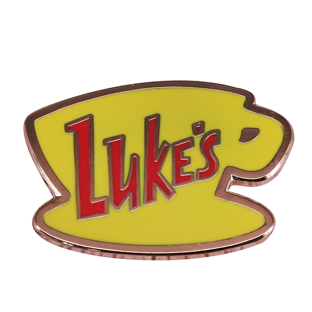 Broszka Gilmore dziewczyny - szpilki Luke's Diner kawa Oy pudle Humor pin zwierząt Rory Dragonfly Inn brelok Hotel brelok klucz - Wianko - 13