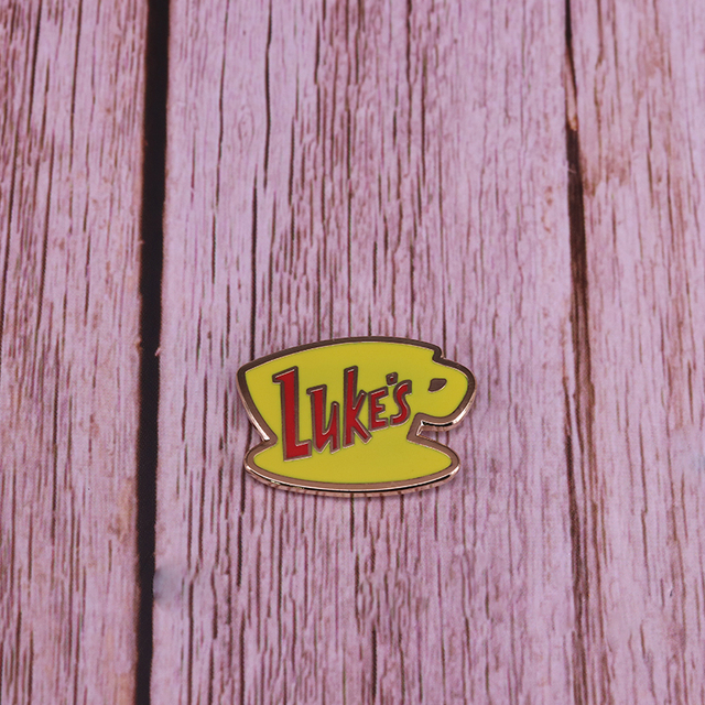 Broszka Gilmore dziewczyny - szpilki Luke's Diner kawa Oy pudle Humor pin zwierząt Rory Dragonfly Inn brelok Hotel brelok klucz - Wianko - 15