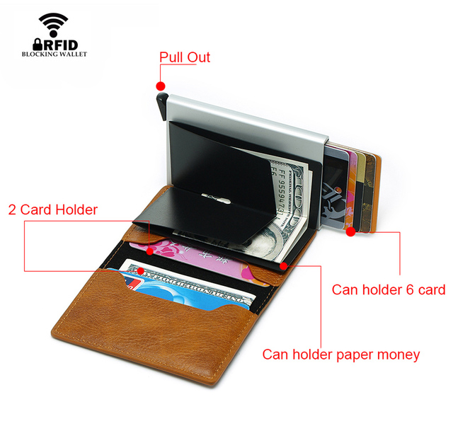 Etui na karty kredytowe RFID Anti Thief - minimalistyczny portfel izraelski dla mężczyzn i kobiet - Wianko - 6