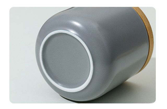 Ceramiczny słoik z pokrywką - pojemnik na herbatę, kawę, cukier, zboże (260ML, 800ML, 1000ML) - Wianko - 13