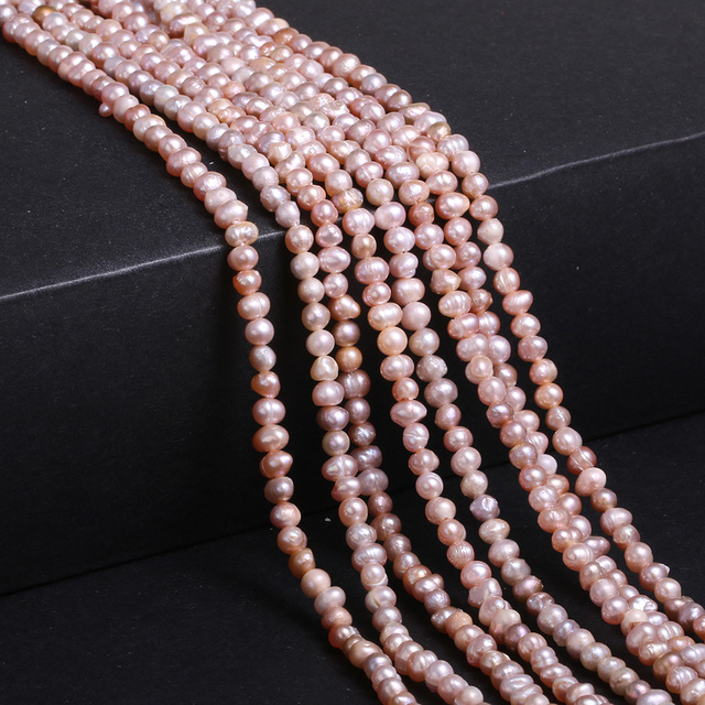 Słodkowodne perły nieregularne w kształcie ziemniaków - luźne koraliki do biżuterii DIY - Wianko - 4