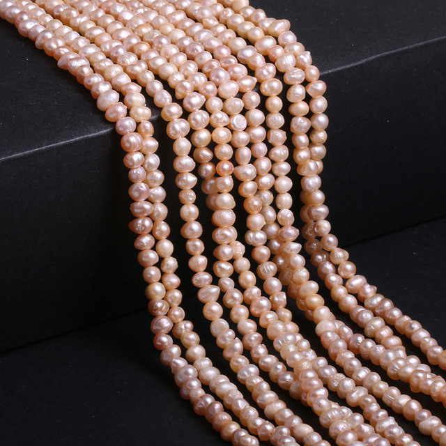 Słodkowodne perły nieregularne w kształcie ziemniaków - luźne koraliki do biżuterii DIY - Wianko - 3