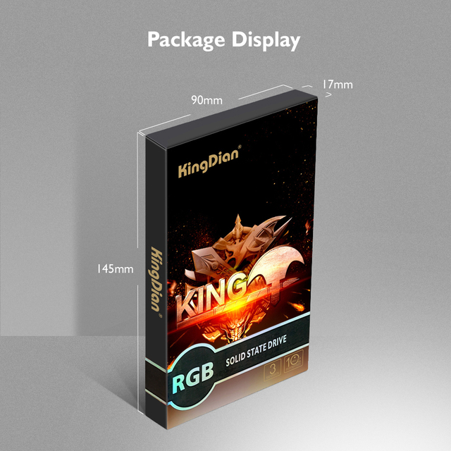 Dysk twardy SSD KingDian RGB LED Shinning SATA3 - 120GB, 240GB, 480GB, 1TB - seria gier - Wianko - 8