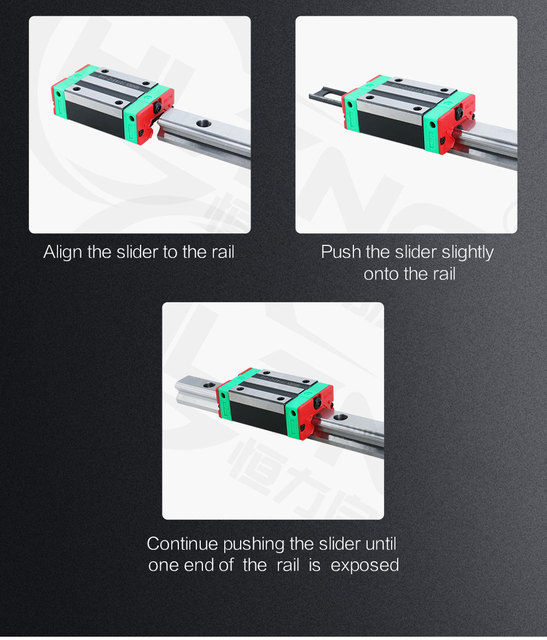 Prowadnica liniowa HIWIN HGR15 HGR20 HGR25 HGR30, 100-1150mm, 2szt., blokada wózków HGH20CA, do grawerowania CNC Router - Wianko - 26