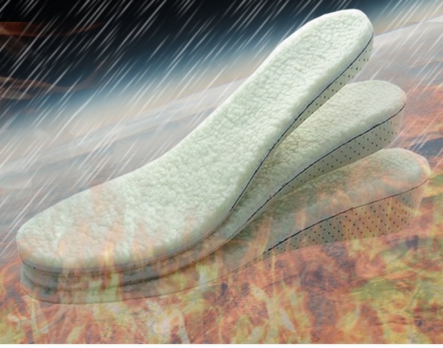 Wkładka podwyższająca zagęścić, utrzymująca ciepło, miękka oddychająca zimowa wkładka do butów, kaszmirowa, termiczna, para dla mężczyzn i kobiet - Wianko - 1