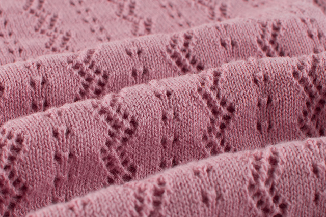 Sweter dla dziewczynki z jednolitym kolorem, wykonany z 100% bawełny - Wianko - 15