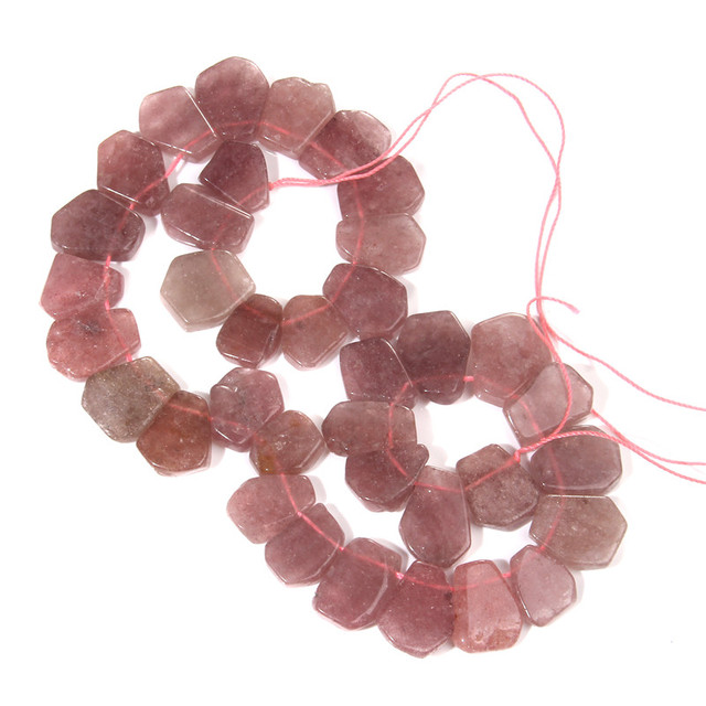 Koraliki naturalnego kamienia mineralnego: różowy kwarc, tygrysie oko, ametysty, agaty - do tworzenia biżuterii DIY - naszyjnik, bransoletka - Wianko - 158