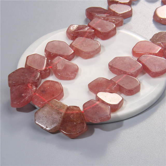 Koraliki naturalnego kamienia mineralnego: różowy kwarc, tygrysie oko, ametysty, agaty - do tworzenia biżuterii DIY - naszyjnik, bransoletka - Wianko - 55