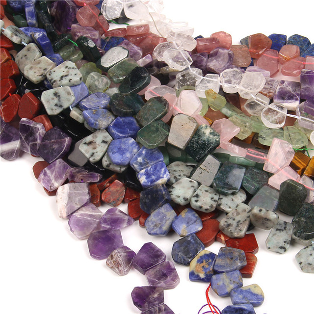 Koraliki naturalnego kamienia mineralnego: różowy kwarc, tygrysie oko, ametysty, agaty - do tworzenia biżuterii DIY - naszyjnik, bransoletka - Wianko - 6