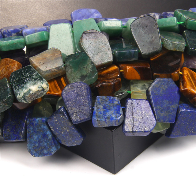 Koraliki naturalnego kamienia mineralnego: różowy kwarc, tygrysie oko, ametysty, agaty - do tworzenia biżuterii DIY - naszyjnik, bransoletka - Wianko - 12