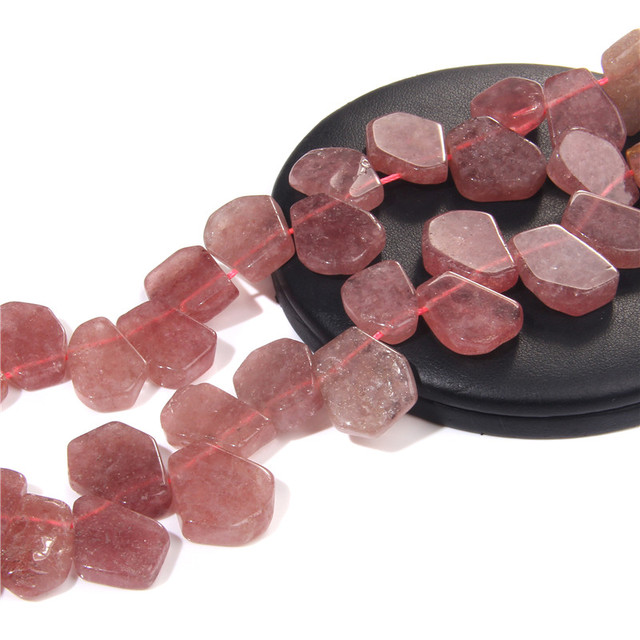 Koraliki naturalnego kamienia mineralnego: różowy kwarc, tygrysie oko, ametysty, agaty - do tworzenia biżuterii DIY - naszyjnik, bransoletka - Wianko - 124