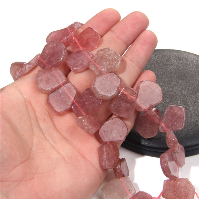 Koraliki naturalnego kamienia mineralnego: różowy kwarc, tygrysie oko, ametysty, agaty - do tworzenia biżuterii DIY - naszyjnik, bransoletka - Wianko - 125
